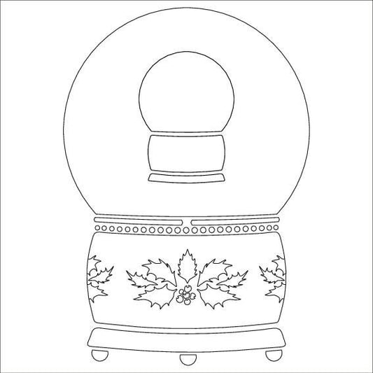 Snow Globe - MajeMask Stencil