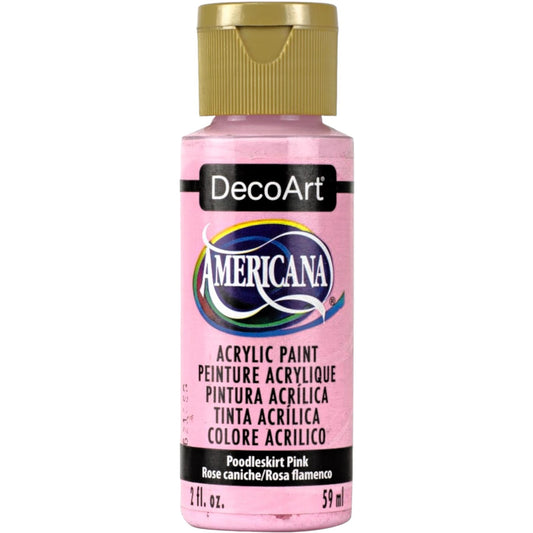 DecoArt Poodle skirt Pink Americana Acrylic 2oz