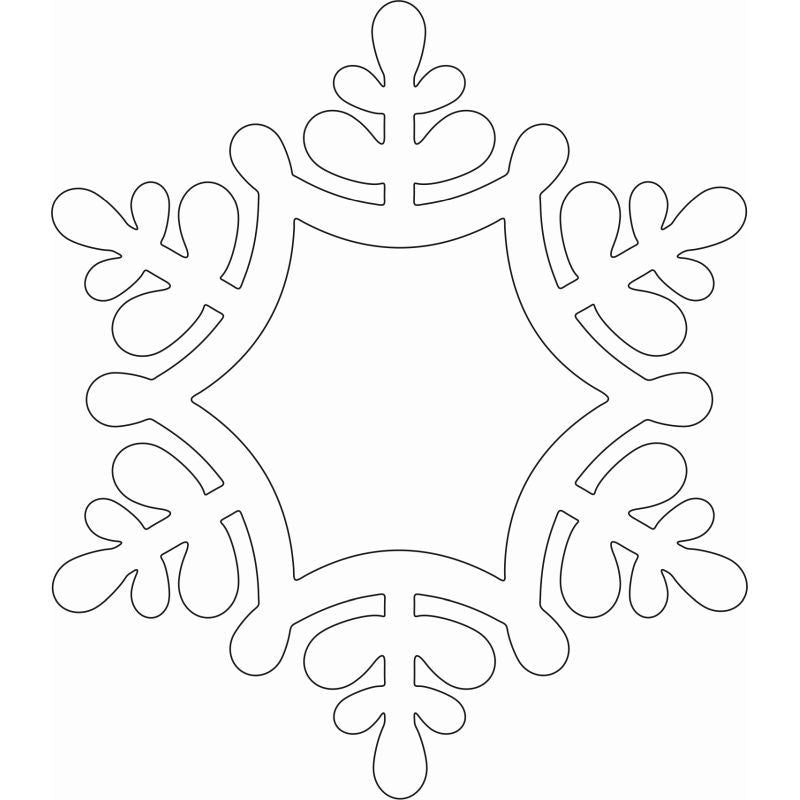 Simply Snowflakes MajeMask Stencil