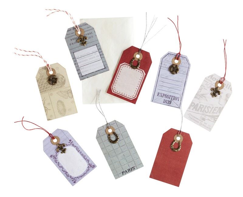 Craft Tag With Metal Embellishments