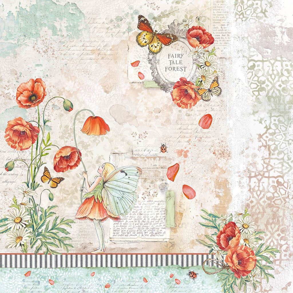 Ciao Bella Enchanted Land 8inc x 8inc Paper Pad