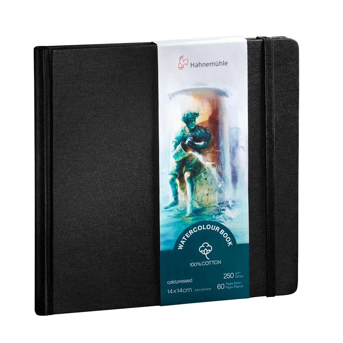 Hahnemuhle 100% Cotton Watercolour Book 14x14cm