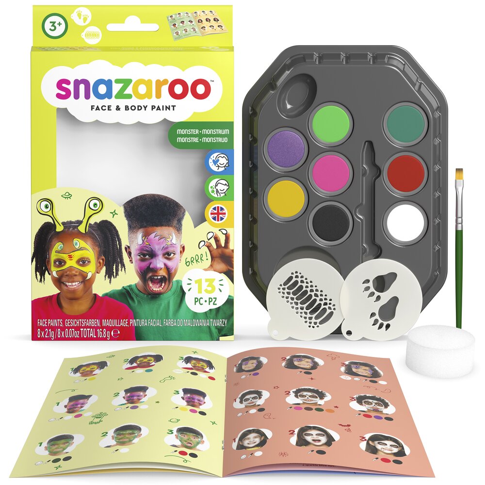 Snazaroo Monster Mayhem Face Painting Kit