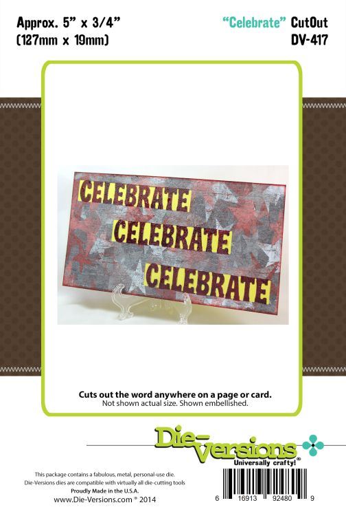 Celebrate Cutout