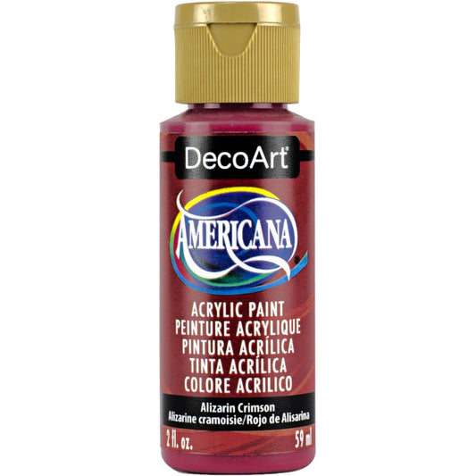 DecoArt Alizarin Crimson American Acrylic 2oz