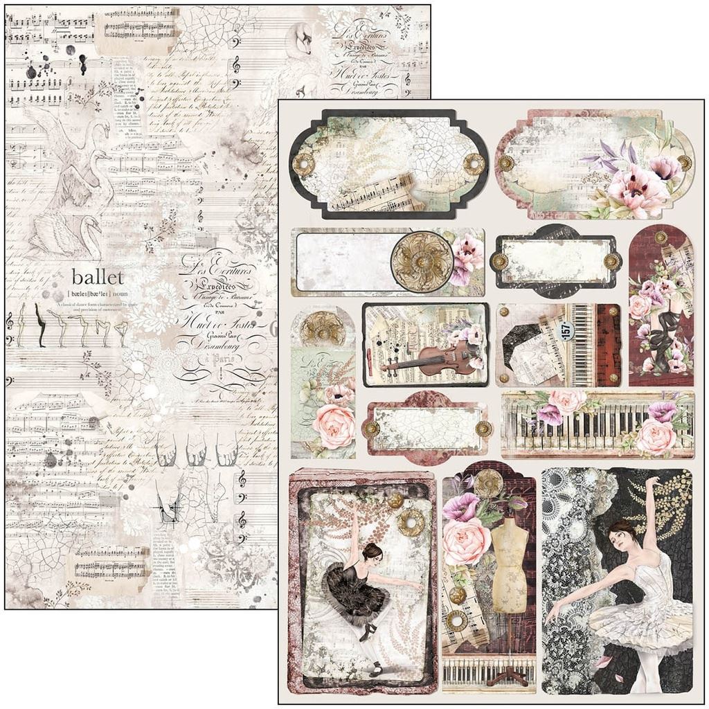 Cygne Noir (Black Swan) Creative Pad A4 9/Pack