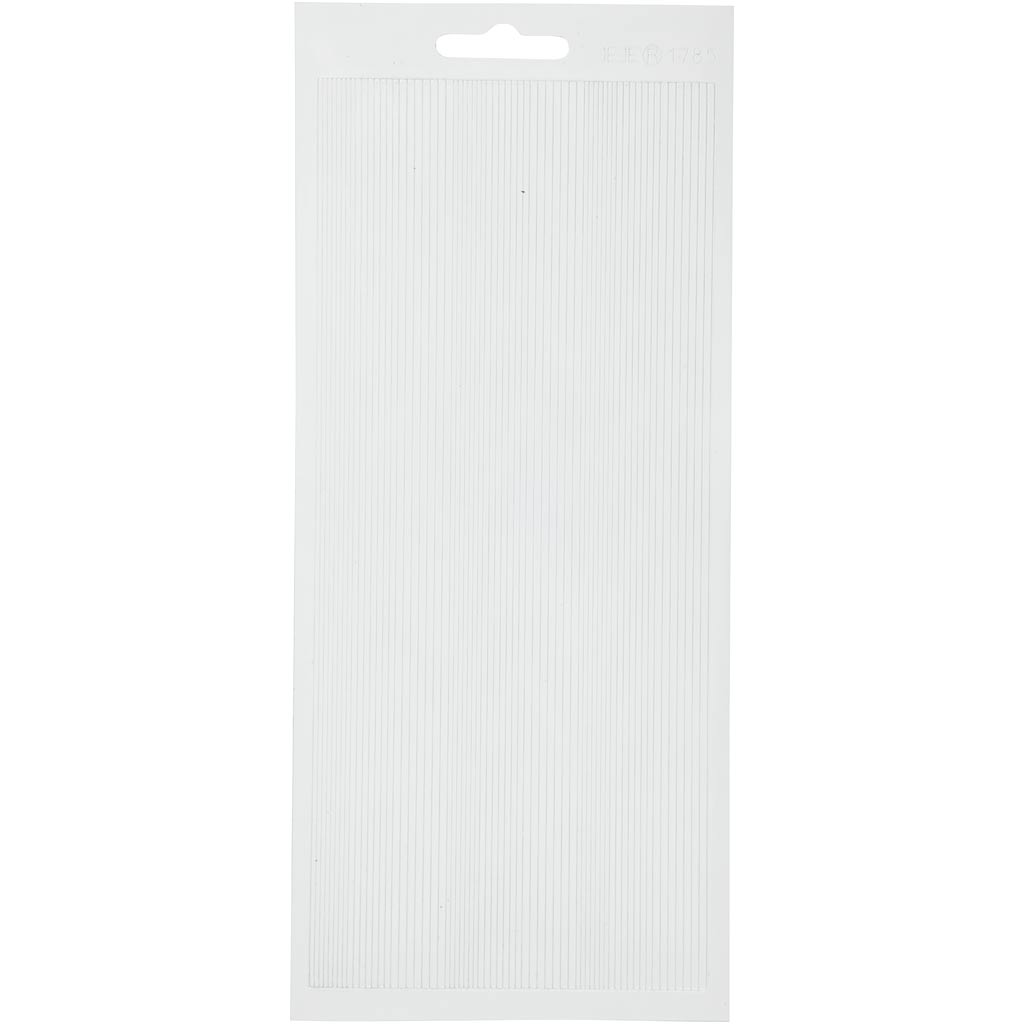 Creativ Self-Adhesive Foil Border Stickers – 10x23 cm, 1 Sheet