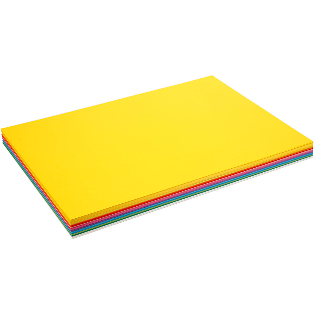 Spring Cardboard, A6, sheet 105x148 mm, 180 g, assorted colours, 120 ass sheets/ 1 pack