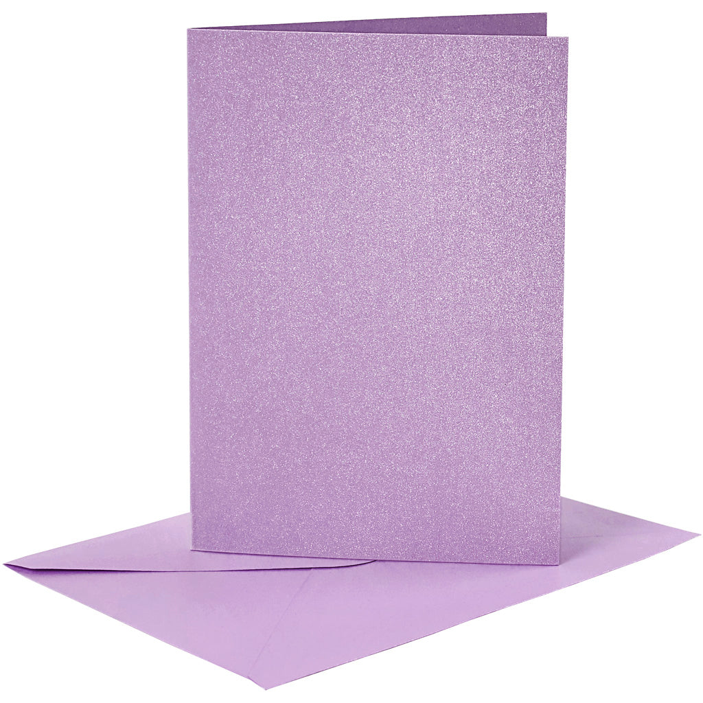 Creativ Pearlescent Finish Card & Envelope Blanks Various Sizes