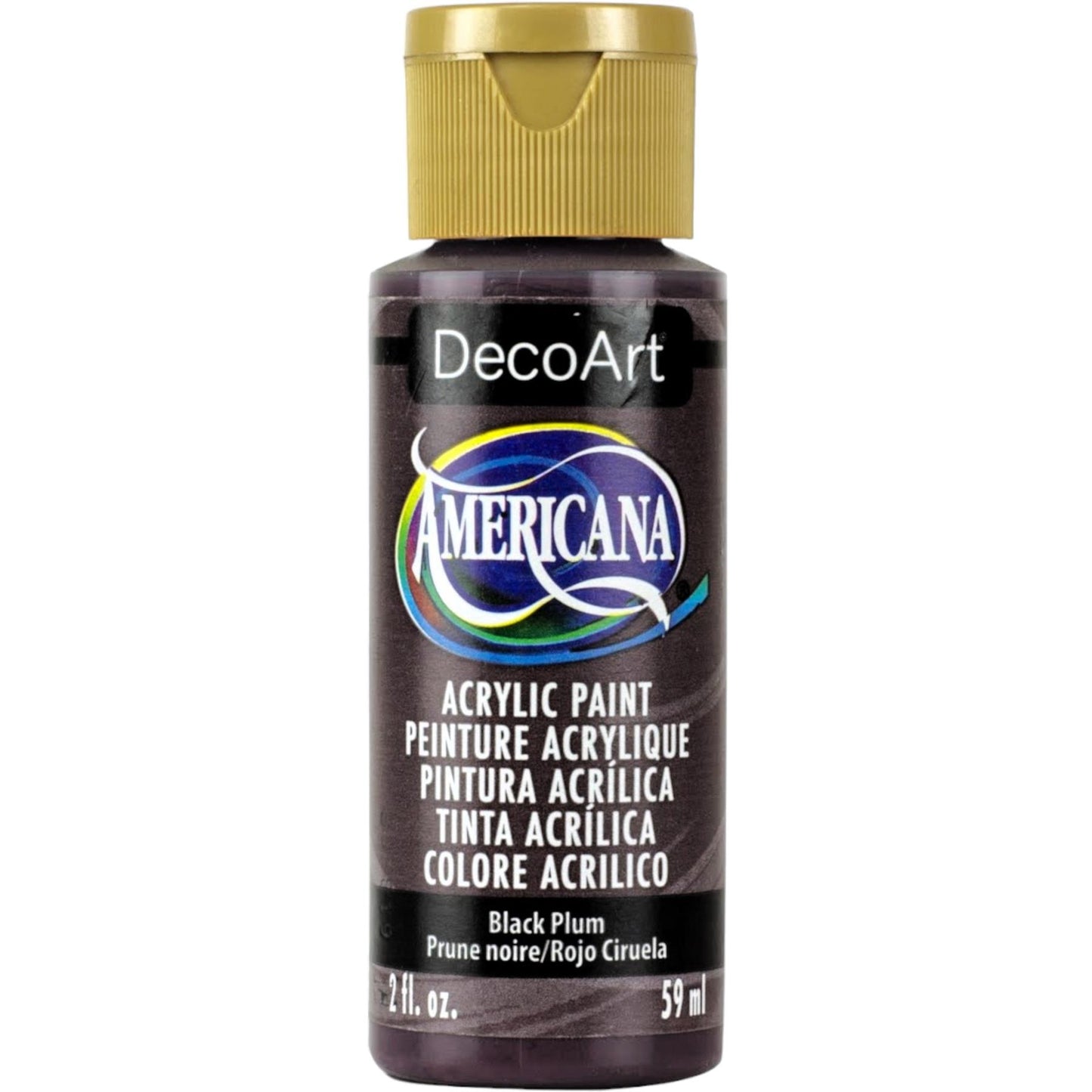 DecoArt Black Plum Americana Acrylic 2oz