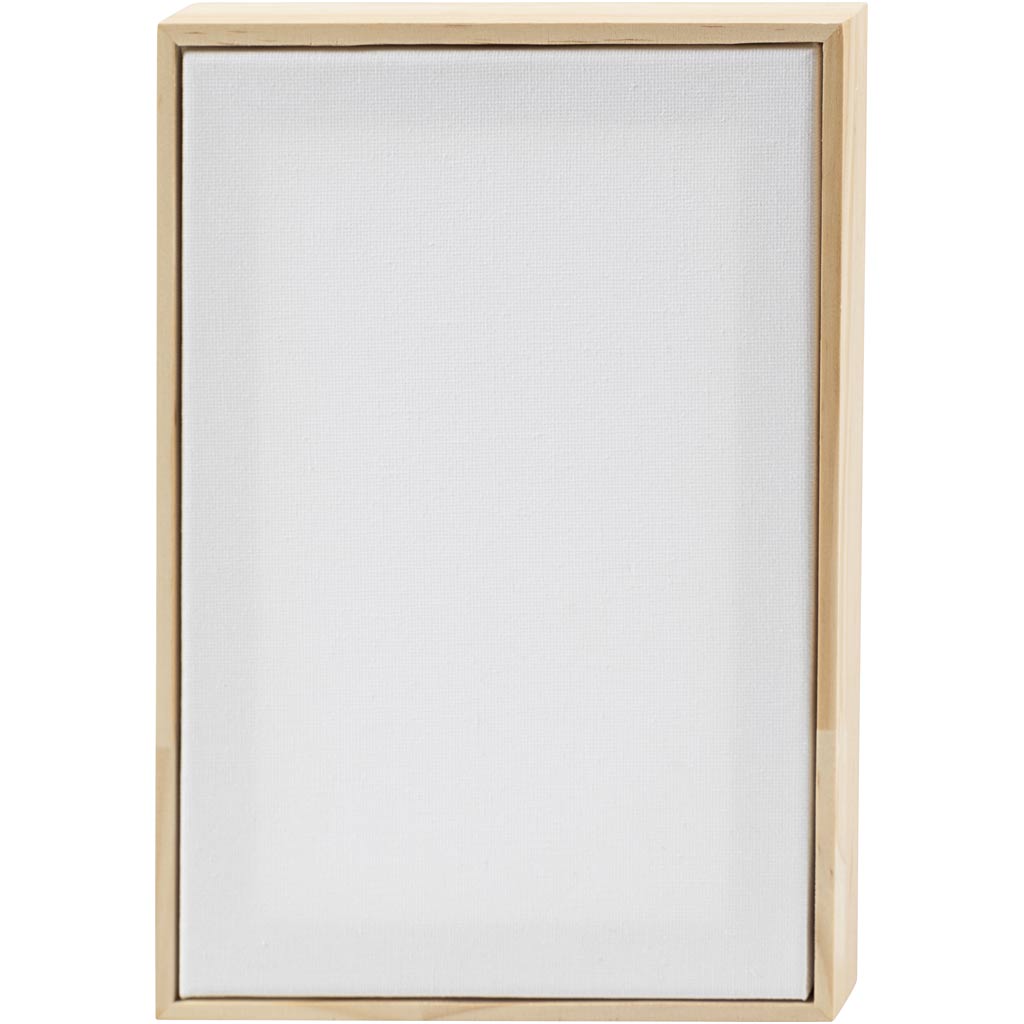 Stretched Canvas with Frame, size 15,8x23,8 cm, 280 g, white, 10 pc/ 1 pack