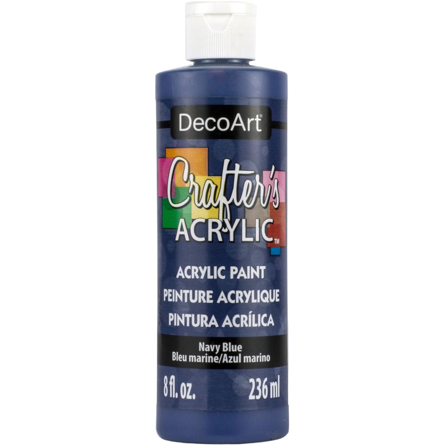 DecoArt Navy Blue Crafters Acrylic 8Oz