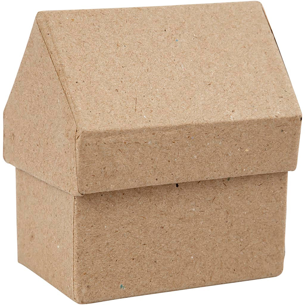 House Shaped Papier Mache Boxes
