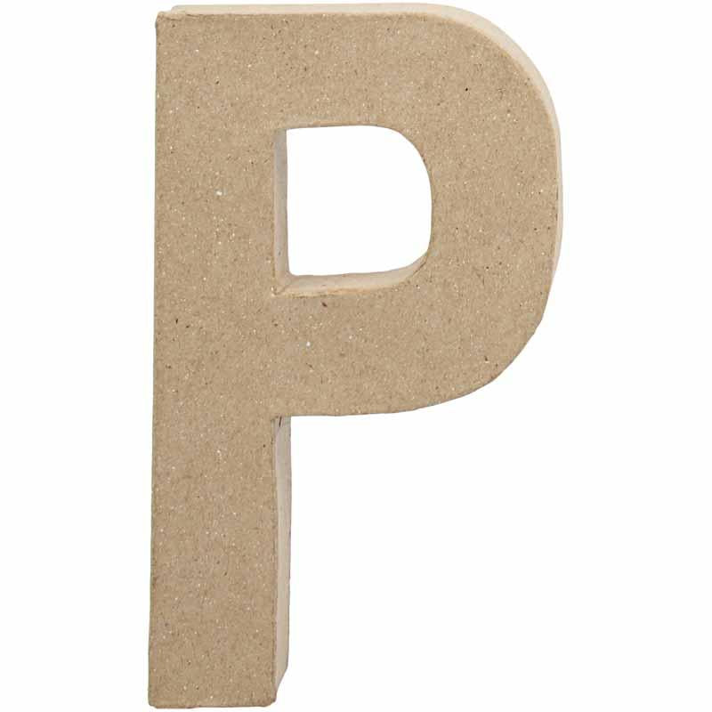 Handmade Papier Mâché Letters A-Z 10cm