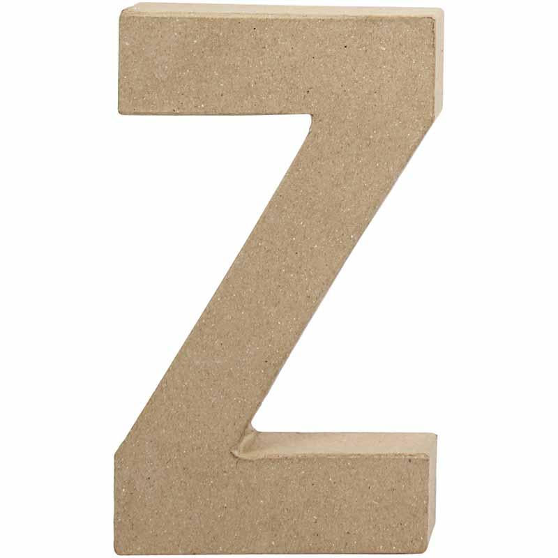 Handmade Papier Mâché Letters A-Z 10cm