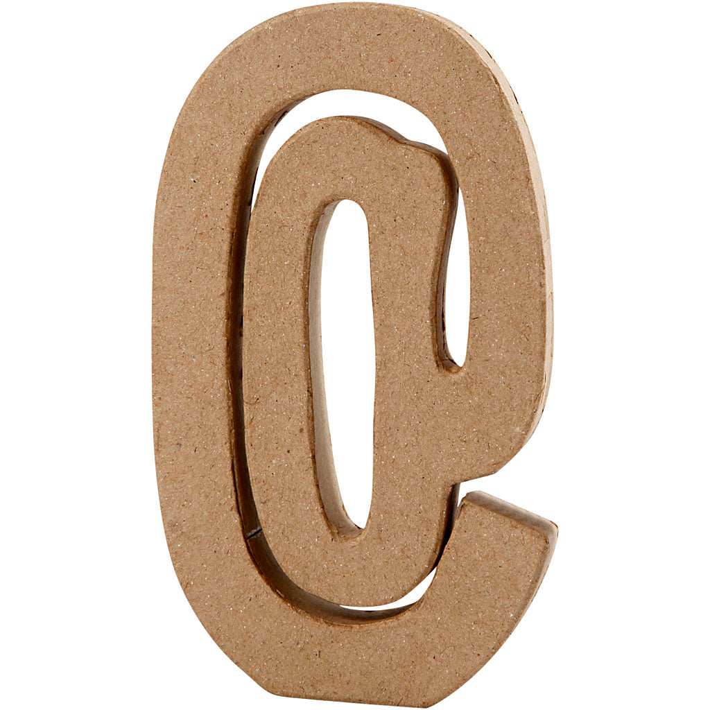 Handmade Symbol Shape in Papier-Mâché.