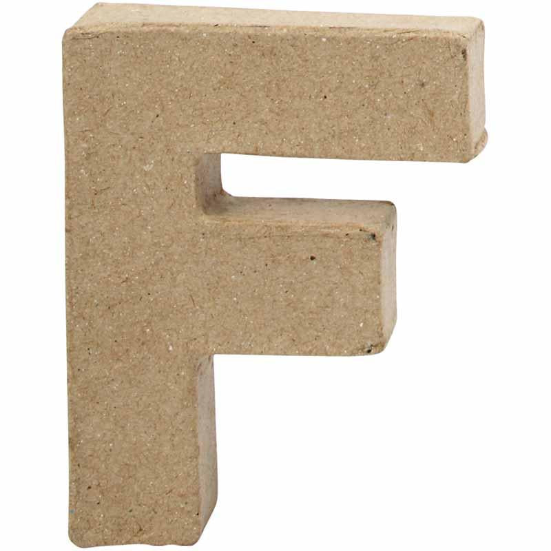 Handmade Papier Mâché Letters A -Z 10cm