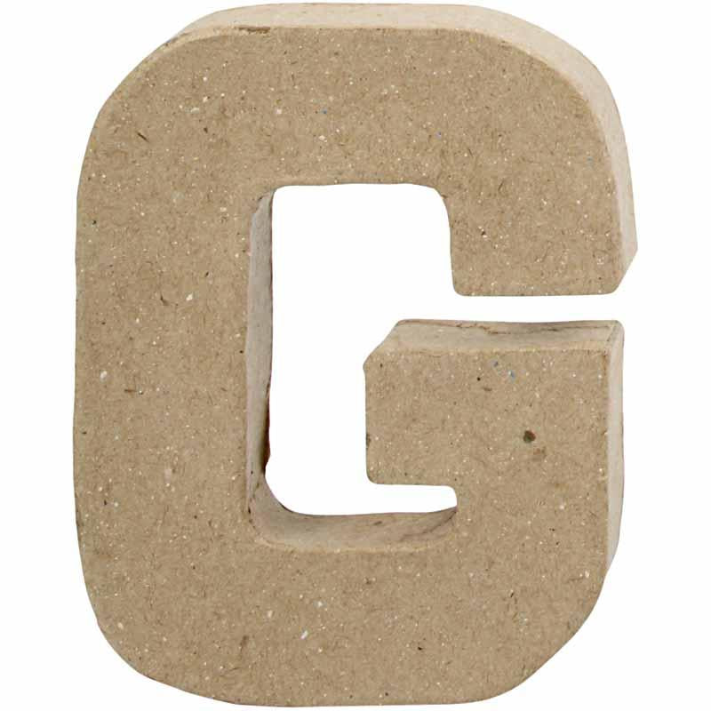 Handmade Papier Mâché Letters A -Z 10cm