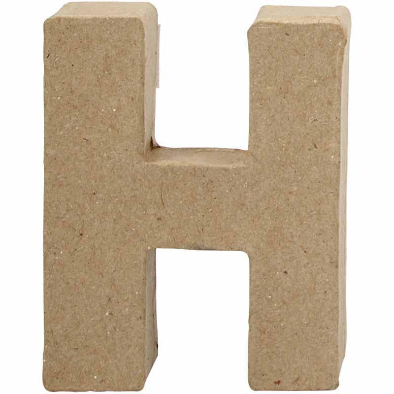 Handmade Papier Mâché Letters A -Z 10cm