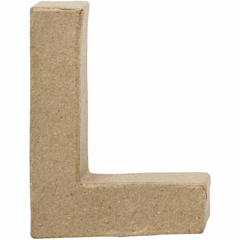 Handmade Papier Mâché Letters A -Z 10cm