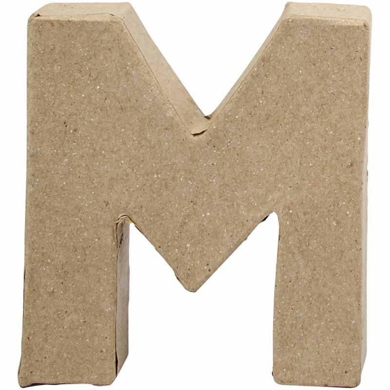 Handmade Papier Mâché Letters A -Z 10cm
