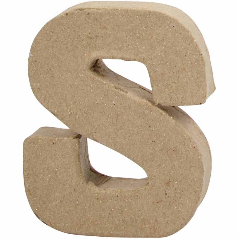 Handmade Papier Mâché Letters A -Z 10cm