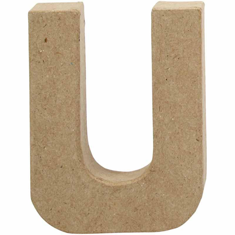 Handmade Papier Mâché Letters A -Z 10cm