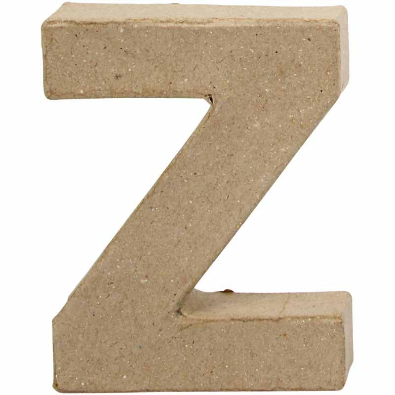 Handmade Papier Mâché Letters A -Z 10cm