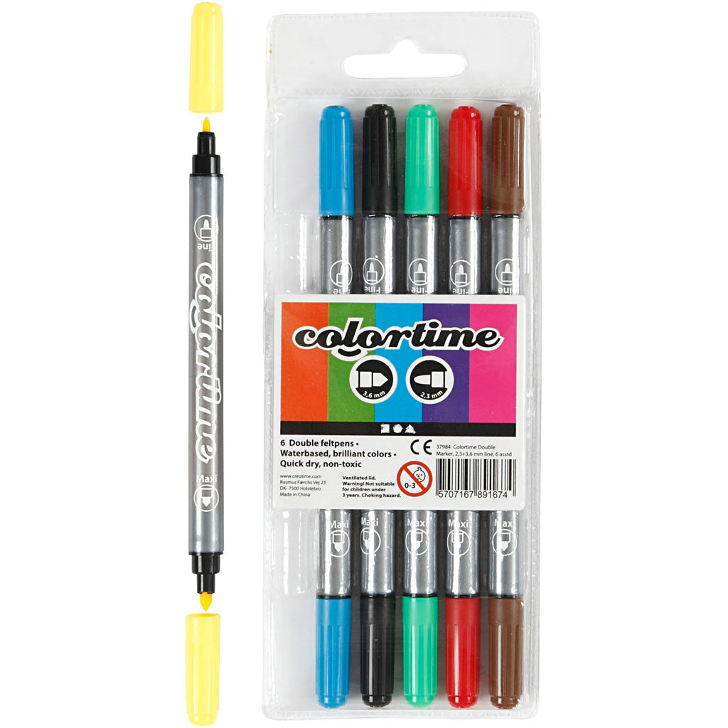 Colortime Double Marker Packs