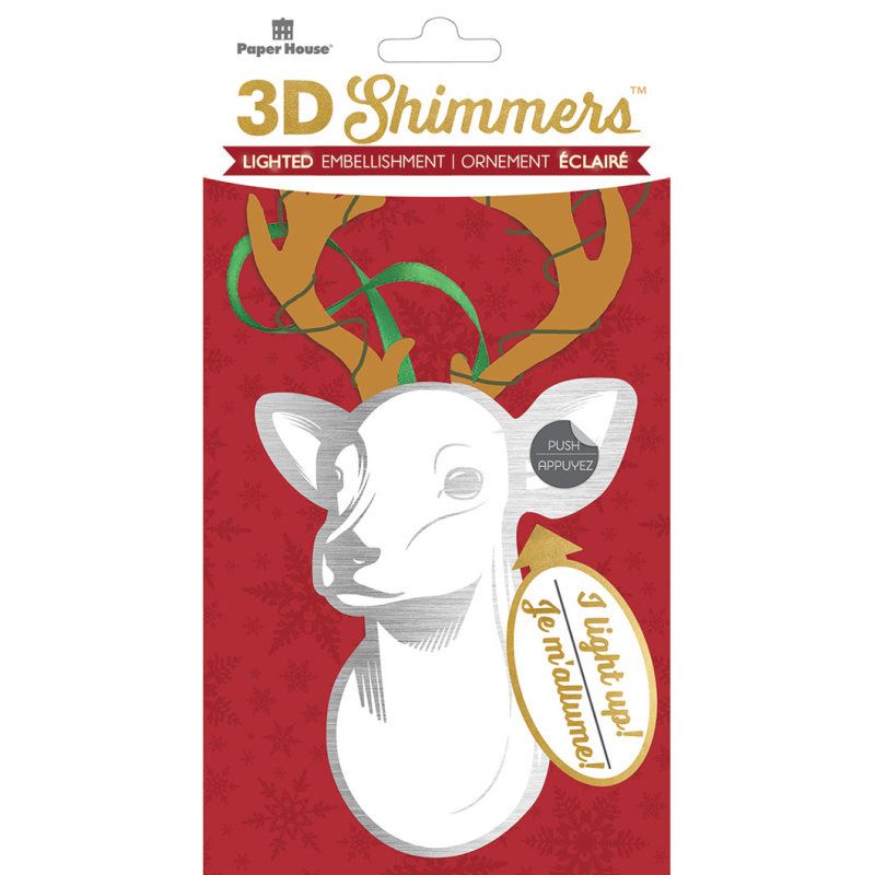 Paper House Productions - Deer Head Embellishment