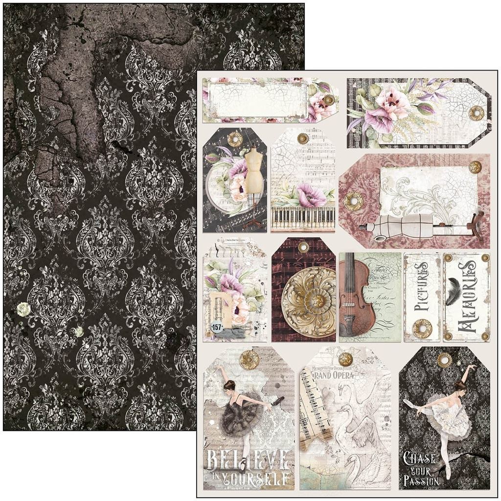 Cygne Noir (Black Swan) Creative Pad A4 9/Pack