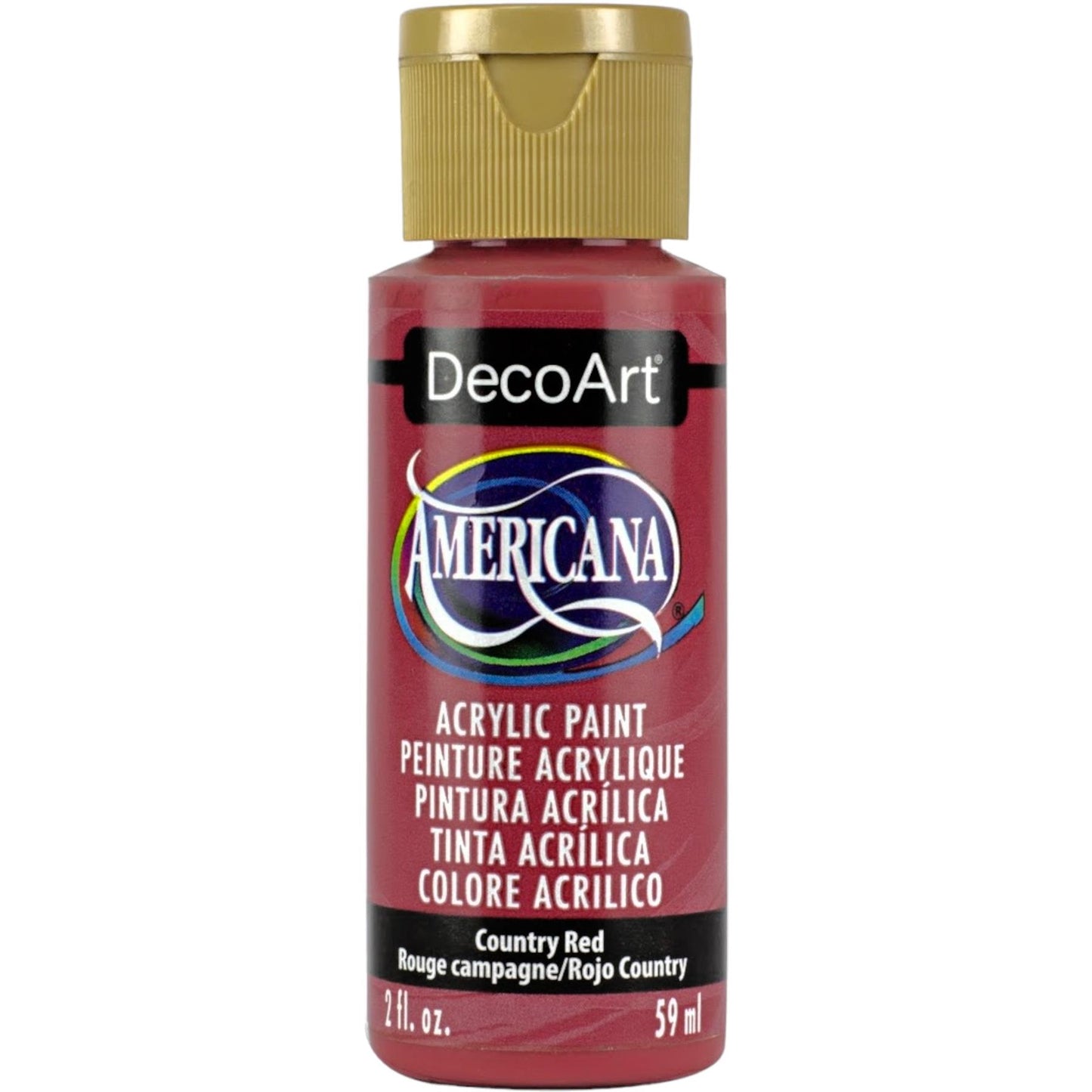 DecoArt Country Red Americana Acrylic 2oz