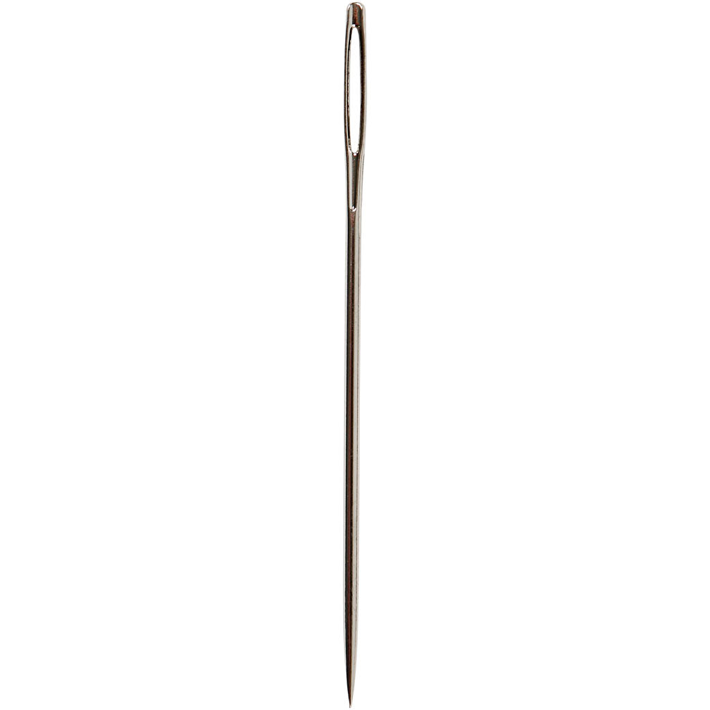 Cross Stitch Needles, no. 20, L: 43 mm, with sharp tip, 25 pc/ 1 pack