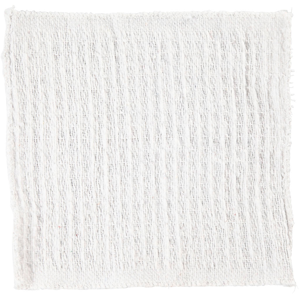 Floor cloth, size 24x26 cm, white, 12 pc/ 1 pack