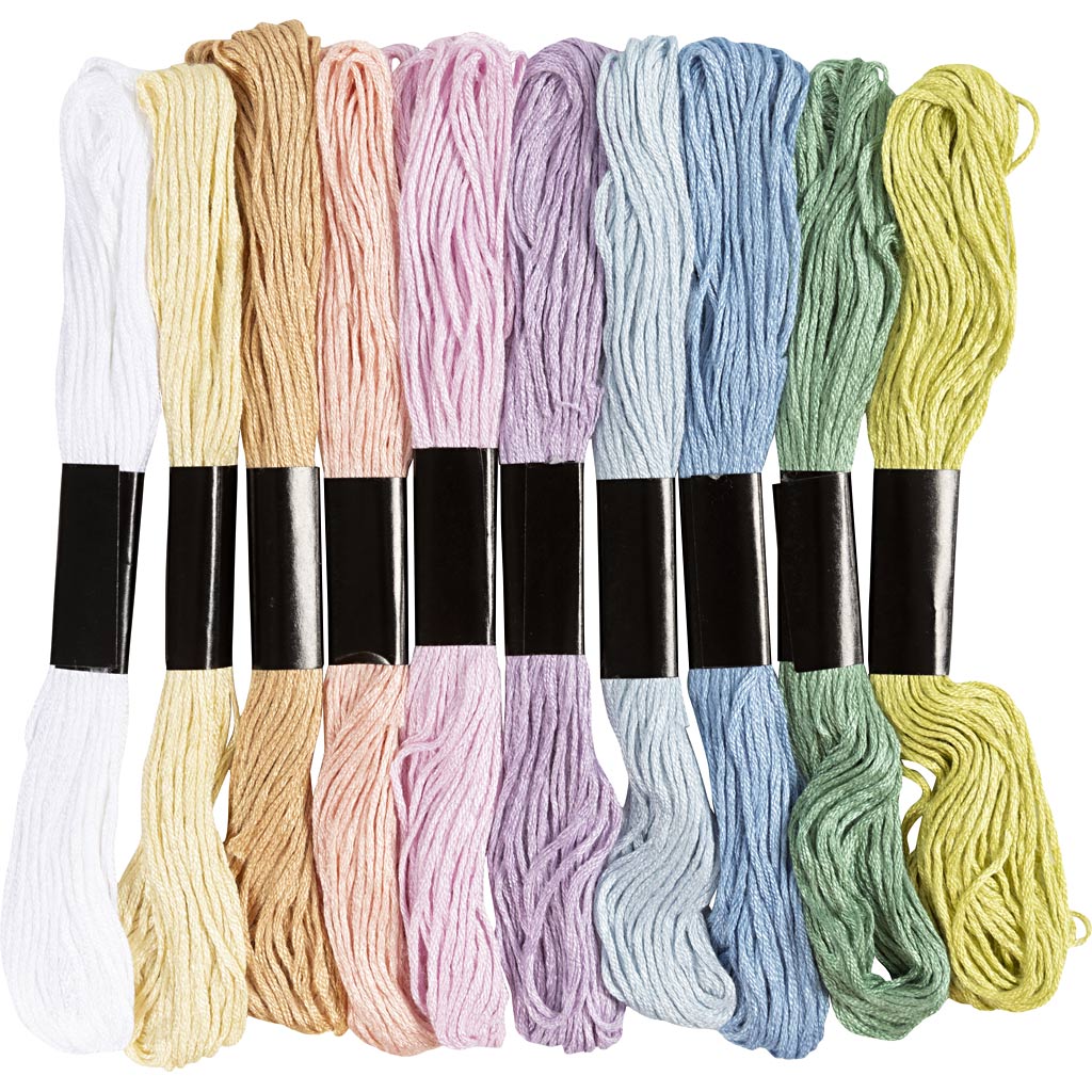 Embroidery Thread, thickness 1 mm, 10x8m pack