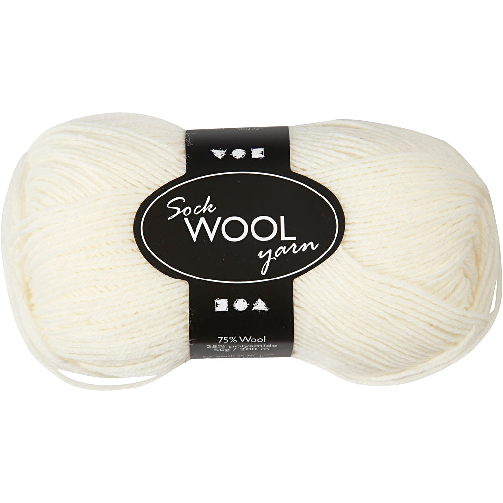Sock Yarn - 200m, 50g ball