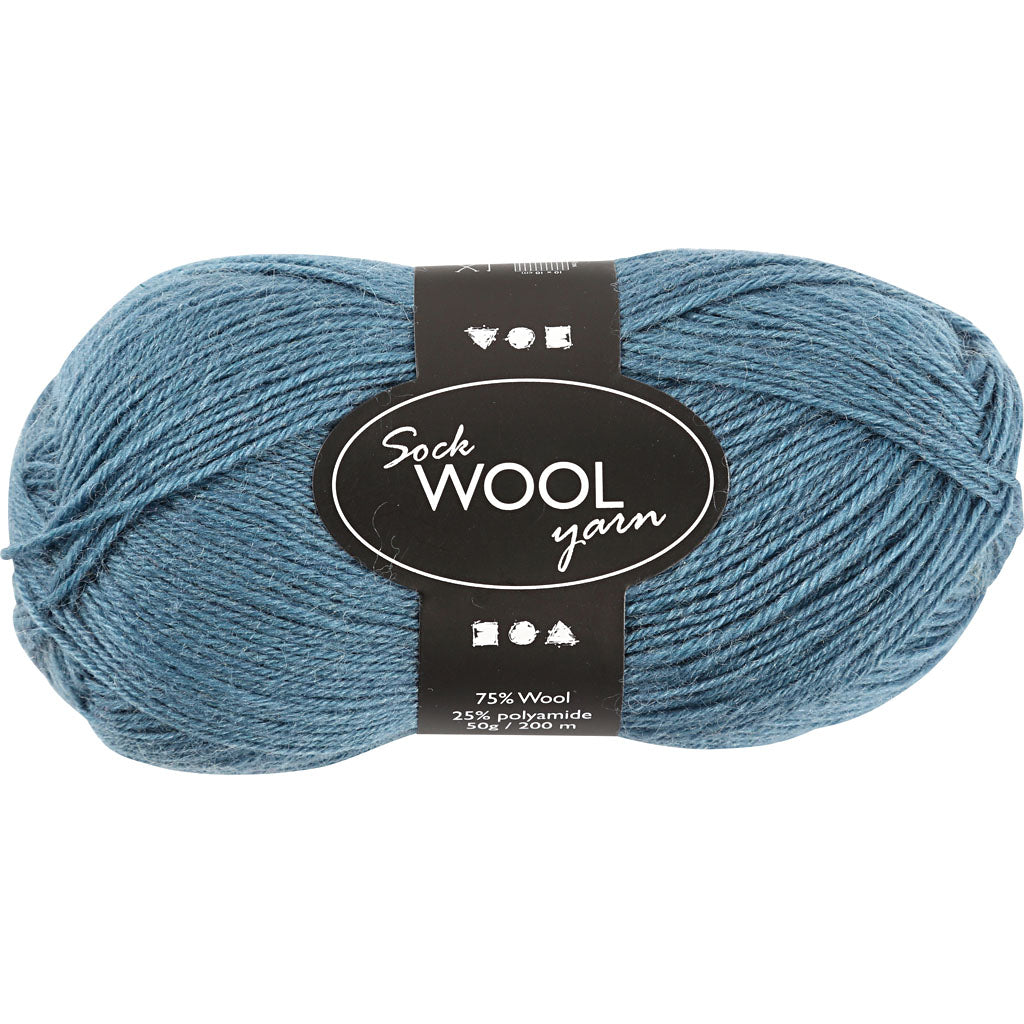 Sock Yarn - 200m, 50g ball