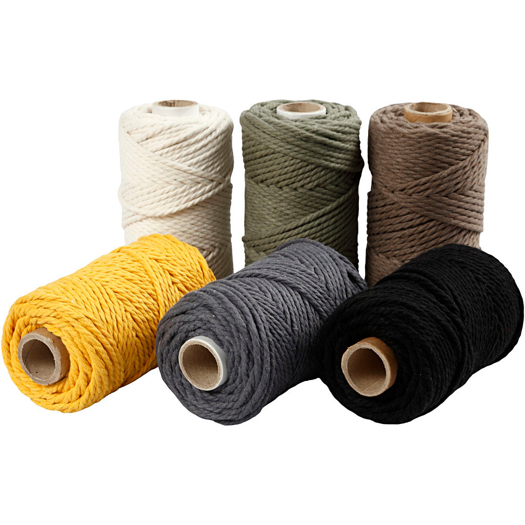 Creativ Macramé Cord, L: 55 M, dia. 4 mm