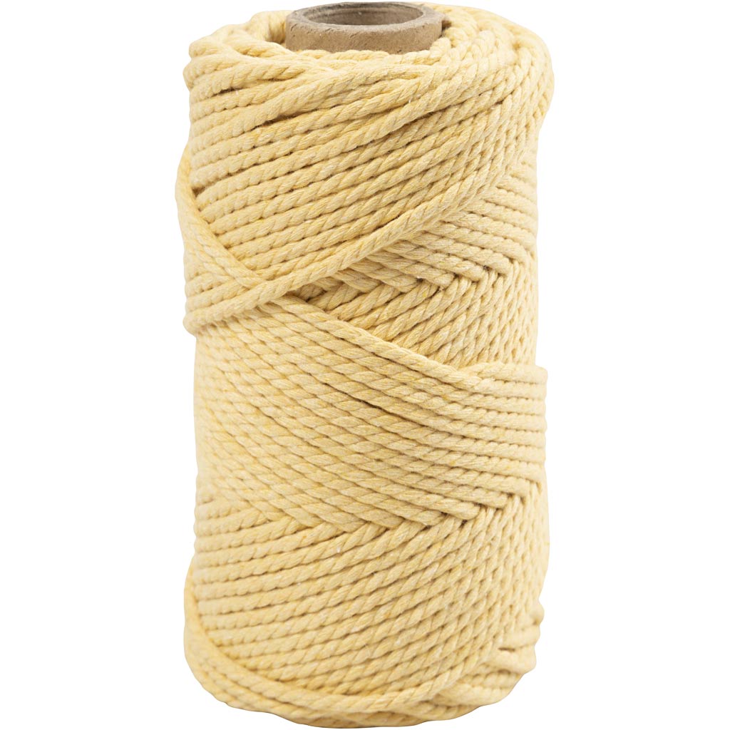 Creativ Macramé Cord, L: 55 M, dia. 4 mm