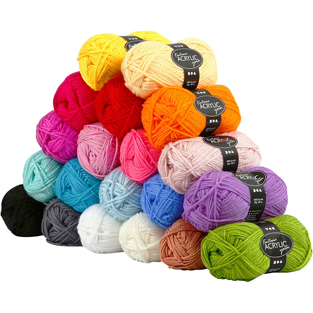Creativ Fantasia 3 Ply 100% Acrylic Yarn