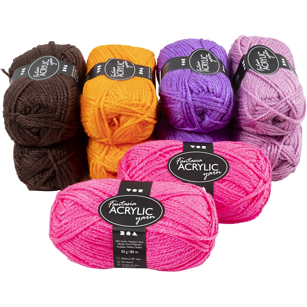 Creativ Fantasia 3 Ply 100% Acrylic Yarn