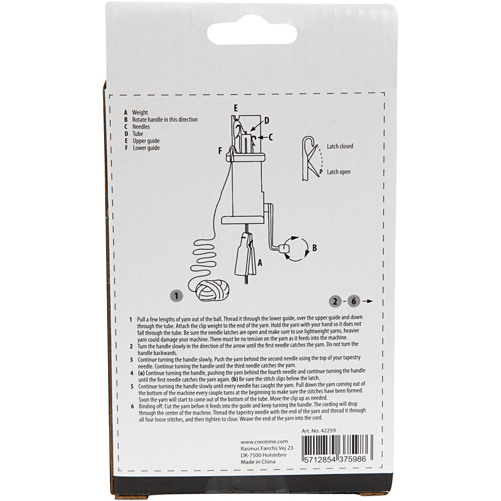 Knitting Mill, H: 13,5 cm, W: 5,5 cm, 1 pc