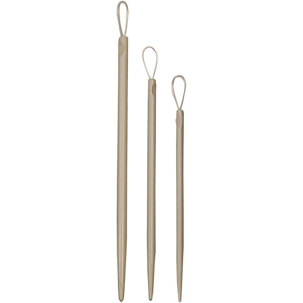 Yarn Needle, L: 6+7+8,5 cm, 3 pc/ 1 pack