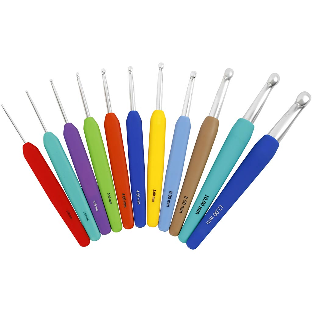 Creativ Crochet Hook - Aluminium with Plastic Handle