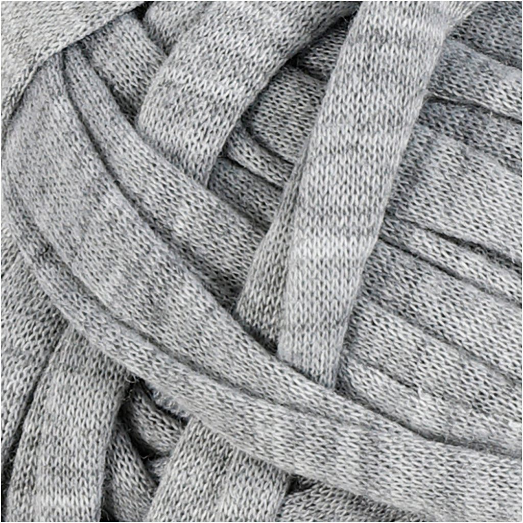 Spaghetti Yarn -35M, 100g Ball - Grey