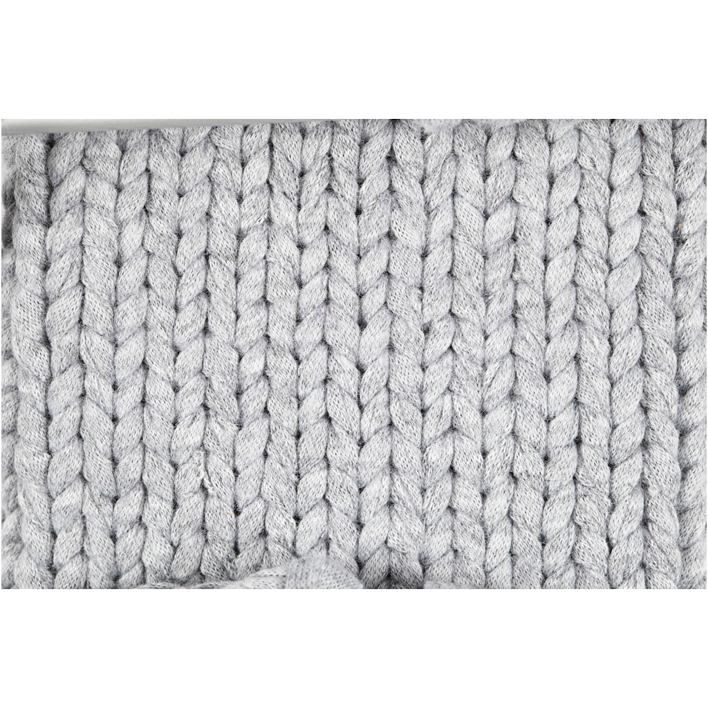 Spaghetti Yarn -35M, 100g Ball - Grey