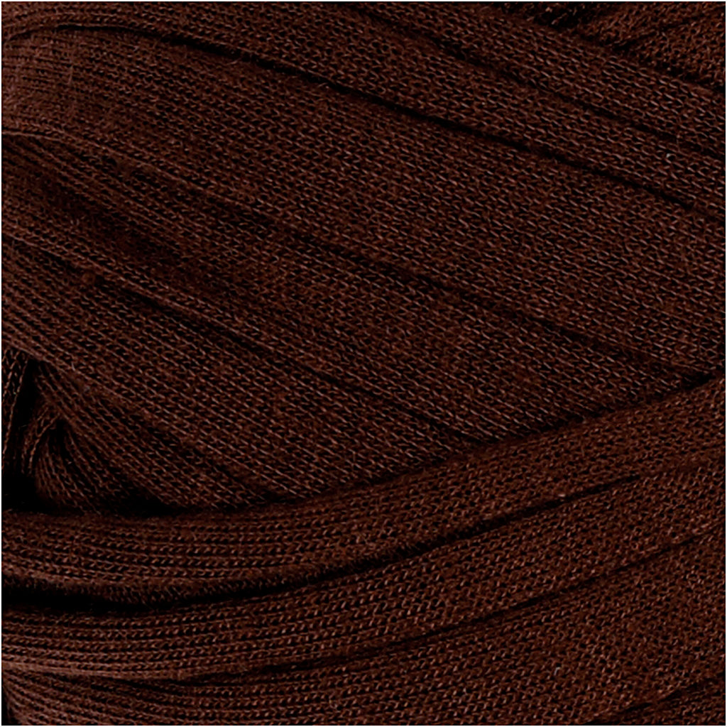 Spaghetti Yarn -35M, 100g Ball - Brown