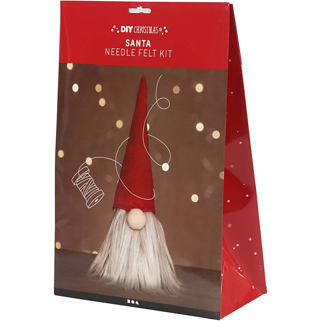 Scandinavian Santa gnome, H: 30 cm, 1 pc