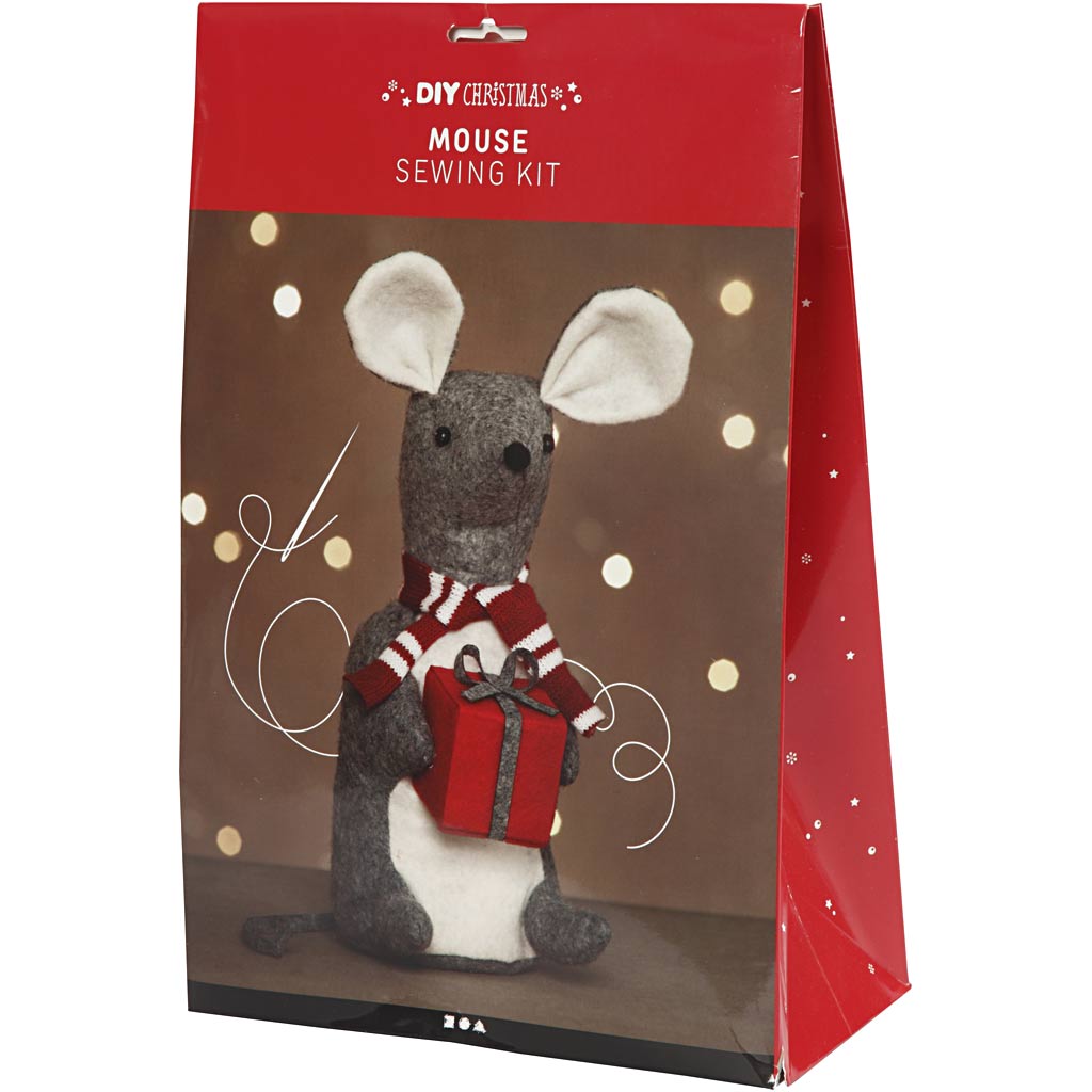 Christmas mouse, H: 30 cm, 1 pc