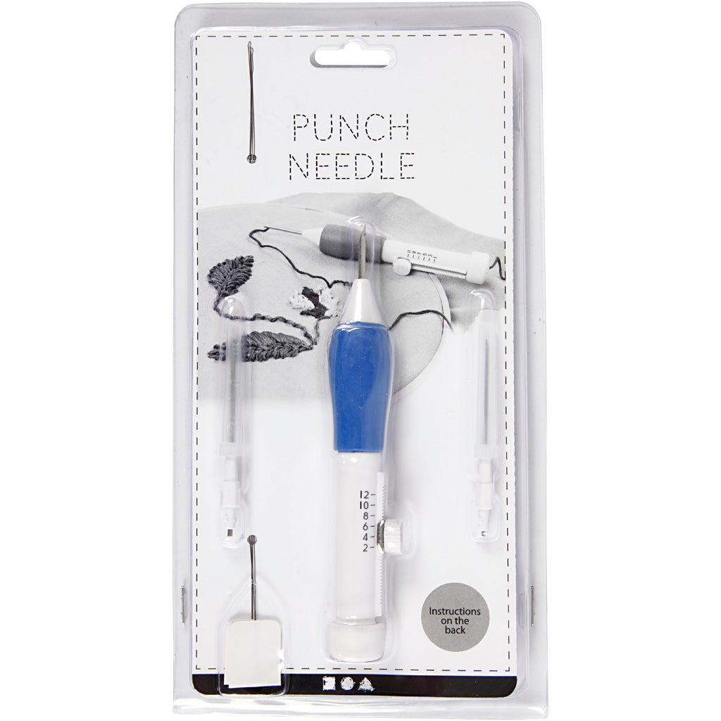 Punch needle, L: 13 cm, 1 set
